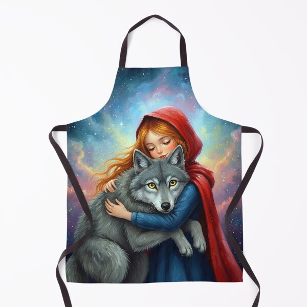 Item preview, Little Red Riding Hood hugs the Big Bad Wolf designed and sold by cloud lee.