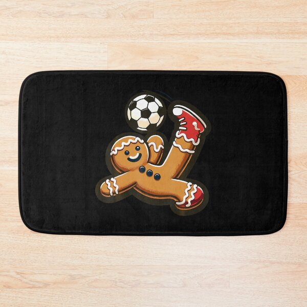 Item preview, Gingerbread Plays Soccer Bicycle Kick Cookie Christmas designed and sold by LauraLydiaa.