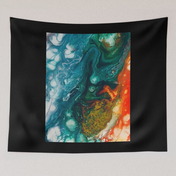 Item preview, Cosmic Awakening – Abstract Pouring Art designed and sold by qfvnisfenj3.