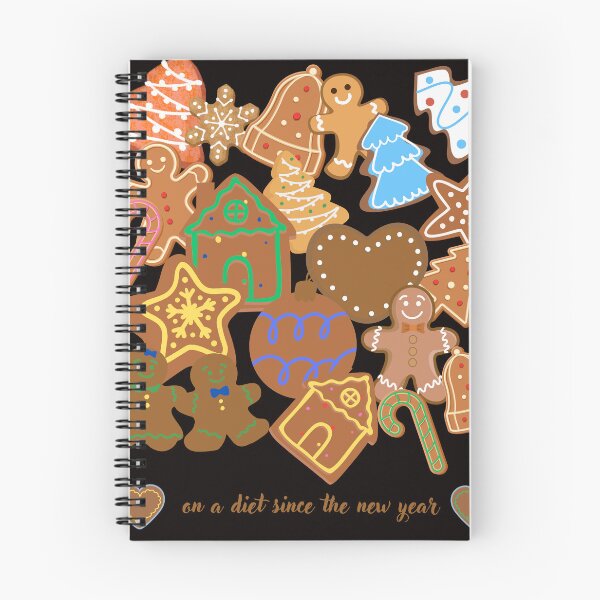 Item preview, "On a diet since the new year" - Christmas style with a touch of humor designed and sold by Nikoverse.