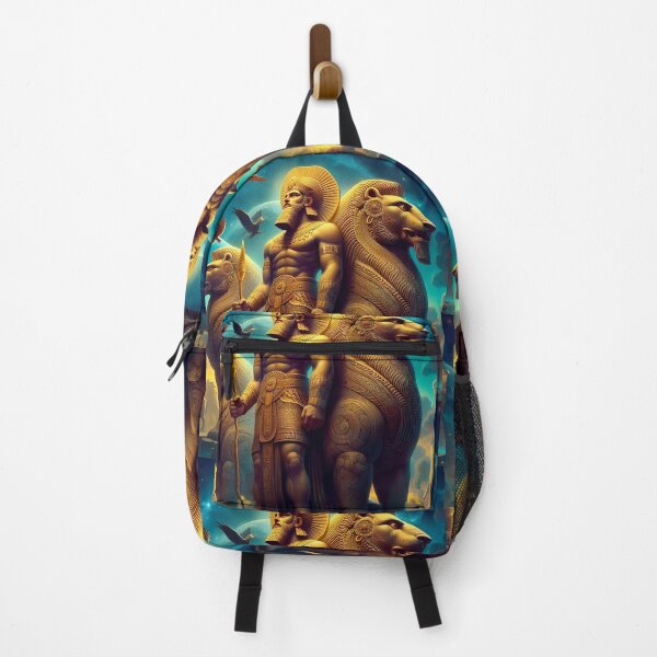 Item preview, Lion of Babylon, Gilgamesh, legendary king of the city of Uruk, heroic character of ancient Mesopotamia, cradle of the civilization of humanity, god of the Underworld in Mesopotamian religion designed and sold by Redbdon.