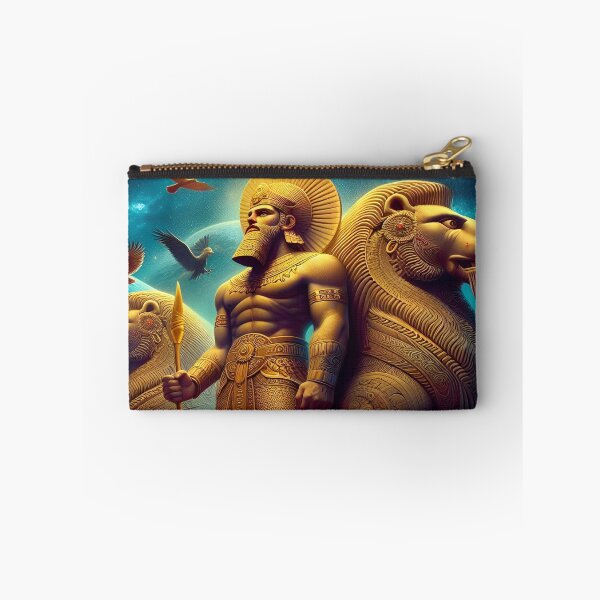Item preview, Lion of Babylon, Gilgamesh, legendary king of the city of Uruk, heroic character of ancient Mesopotamia, cradle of the civilization of humanity, god of the Underworld in Mesopotamian religion designed and sold by Redbdon.