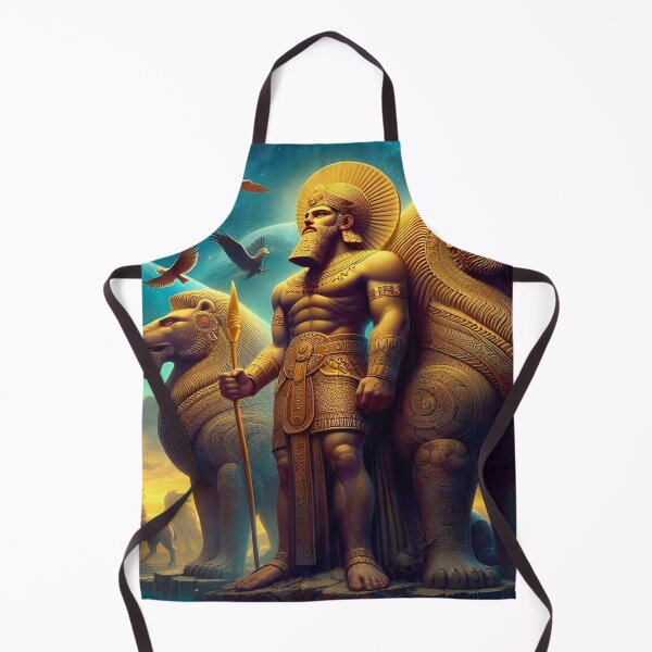 Item preview, Lion of Babylon, Gilgamesh, legendary king of the city of Uruk, heroic character of ancient Mesopotamia, cradle of the civilization of humanity, god of the Underworld in Mesopotamian religion designed and sold by Redbdon.