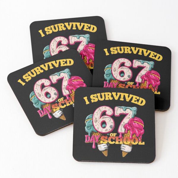 Item preview, Survived I School Teacher Meme of 67 Days Funny Student Classic 67 designed and sold by SteveSaccoro.