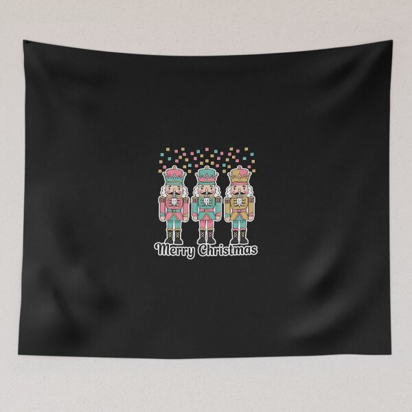 Item preview, Colorful Nutcracker Kings Merry Christmas designed and sold by grumpzara.