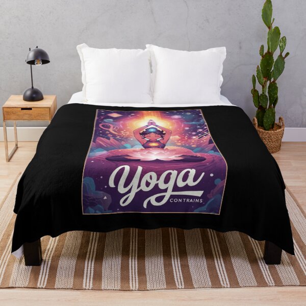 Item preview, Cosmic Yoga Aura ver 3 – Colorful Pop Cartoon Chakra Wellness Art designed and sold by CosmicNook1.