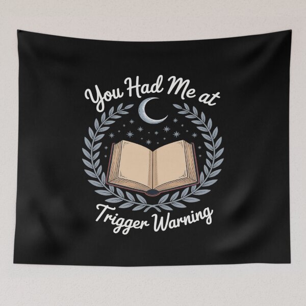 Item preview, You Had Me at Trigger Warning Dark Romance Skeleton Book 1 designed and sold by GasVille.