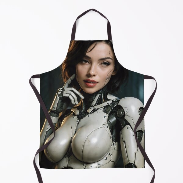 Item preview, Cybernetic female white armor pensive designed and sold by CathryneDelamort.