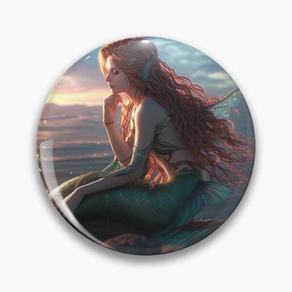 Item preview, Mythological Creatures / Mermaids / Siren / Fantasy designed and sold by PatternFly.
