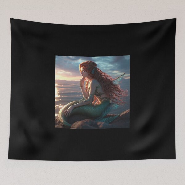 Item preview, Mythological Creatures / Mermaids / Siren / Fantasy designed and sold by PatternFly.