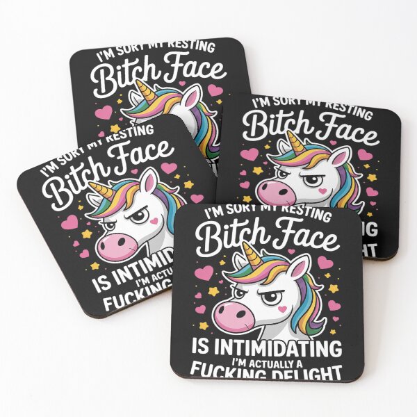 Item preview, Unicorn I'm Sorry My Resting Bitch Face Is Intimidating  designed and sold by RoyTill0Art.