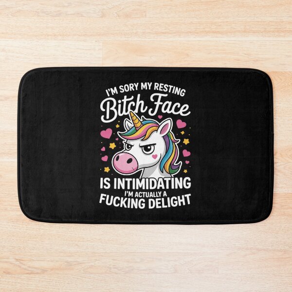 Item preview, Unicorn I'm Sorry My Resting Bitch Face Is Intimidating  designed and sold by RoyTill0Art.