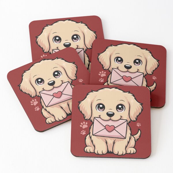 Item preview, Cute Dog with Love Message  designed and sold by DLORA DESIGN  .