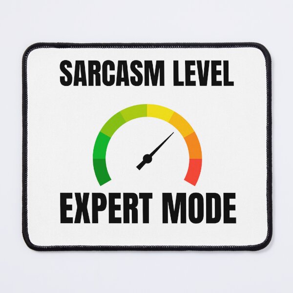 Item preview, Sarcasm Level Gauge designed and sold by SethCraft.