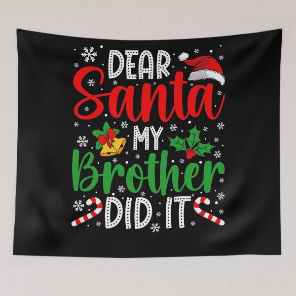 Item preview, Holiday Dear Did Retro Vintage Brother Christmas It Santa My Funny designed and sold by MediarMedic.