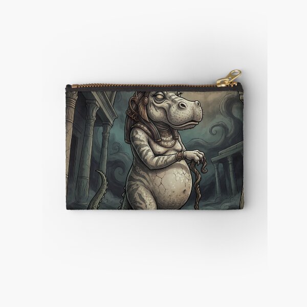 Item preview, Taweret Hippopotamus god Ancient Egyptian God Gothic style illustration designed and sold by Vintage Designs +.