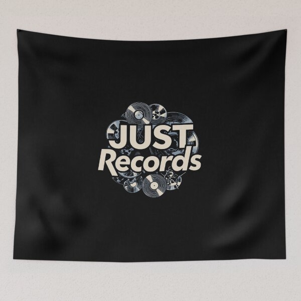 Item preview, Just Records – Retro Music Illustration designed and sold by RED-MOUSE.