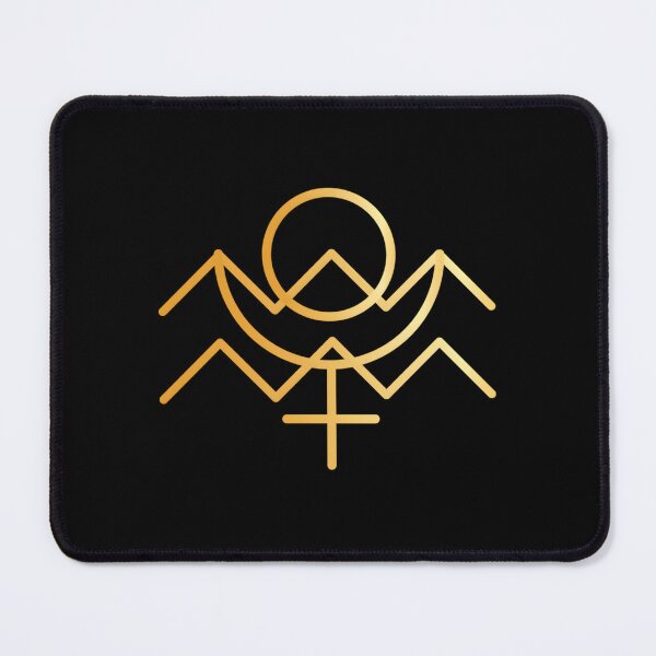 Item preview, Pluto In Aquarius – Minimalist Cosmic Symbol In Gold designed and sold by qfvnisfenj3.