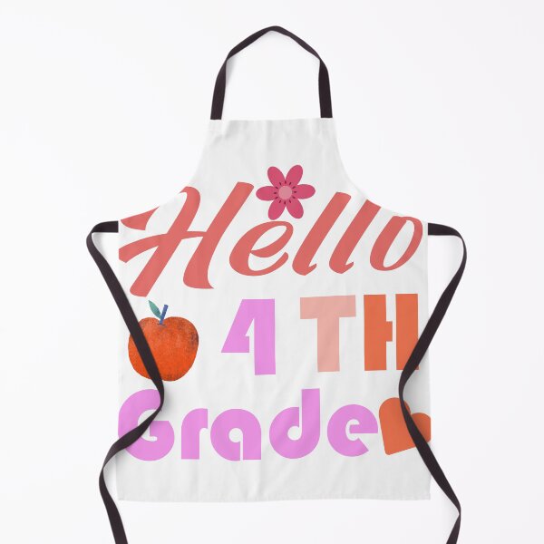 Item preview, Hello Fourth Grade – Colorful 4th Grade Back to School Design for Students and Teachers designed and sold by karibov.
