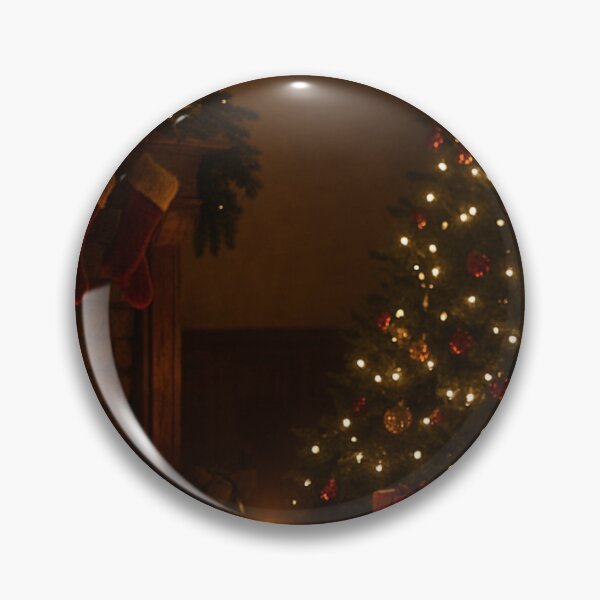 Item preview, Cozy Christmas Fireplace Illuminated Tree Warm Atmosphere designed and sold by Lyvion design.