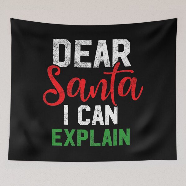 Item preview, Funny List The Santa Santa Naughty On Can Explain Christmas Dear I designed and sold by JoelyNavarro.