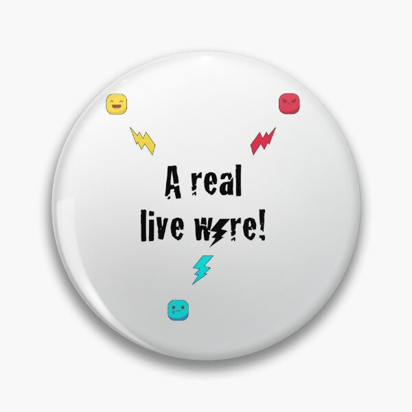 Item preview, A Real Live Wire! (black) designed and sold by Bipolar, Etc..