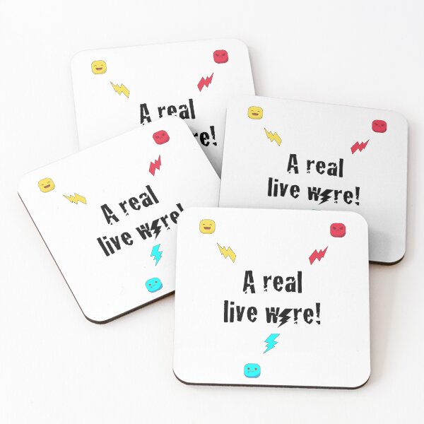 Item preview, A Real Live Wire! (black) designed and sold by Bipolar, Etc..