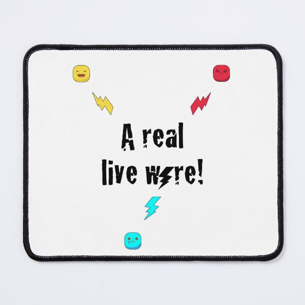 Item preview, A Real Live Wire! (black) designed and sold by Bipolar, Etc..
