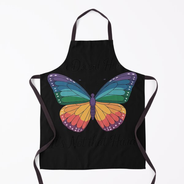 Item preview, butterfly Retro Be A Decent Human It's Not That Hard designed and sold by LegendsArt75.