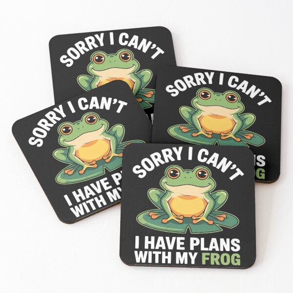 Item preview, Womens Funny Frog Sorry I Can't I Have Plans With My Frog  designed and sold by RoyTill0Art.