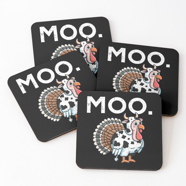 Item preview, 90s Moo Festive Funny Holiday Cow Turkey Thanksgiving Day designed and sold by rebeccathanuos.