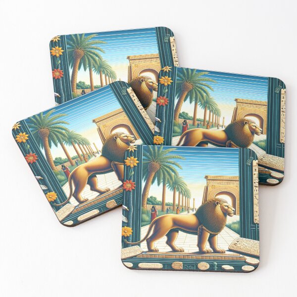 Item preview, Lion of Babylon, cuneiform tablets, Mesopotamia designed and sold by Redbdon.