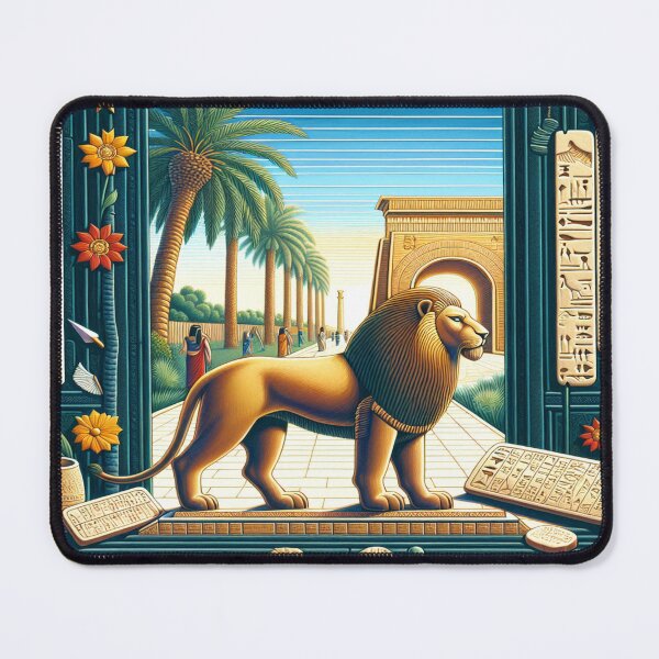 Item preview, Lion of Babylon, cuneiform tablets, Mesopotamia designed and sold by Redbdon.