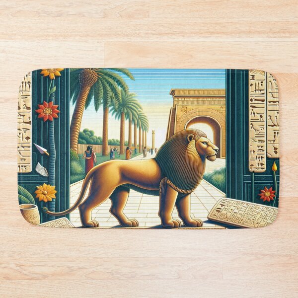 Item preview, Lion of Babylon, cuneiform tablets, Mesopotamia designed and sold by Redbdon.
