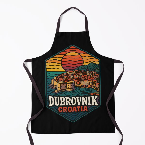 Item preview, Dubrovnik City Croatia Retro Vintage Travel designed and sold by TomFrontierArt.