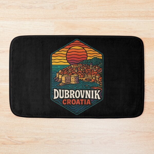 Item preview, Dubrovnik City Croatia Retro Vintage Travel designed and sold by TomFrontierArt.