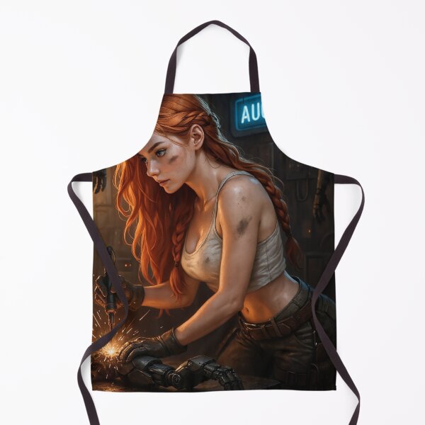 Item preview, Rowan Fletcher welding cybernetic arm dirty top designed and sold by CathryneDelamort.