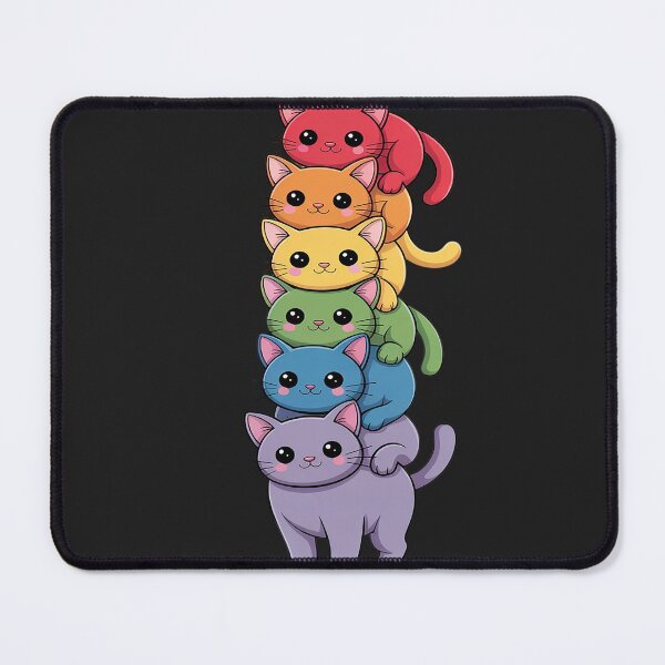 Item preview, Cat Stack Rainbow Gay Pride Cute LGBT Animal Pet Lover Gift designed and sold by LegendsArt75.