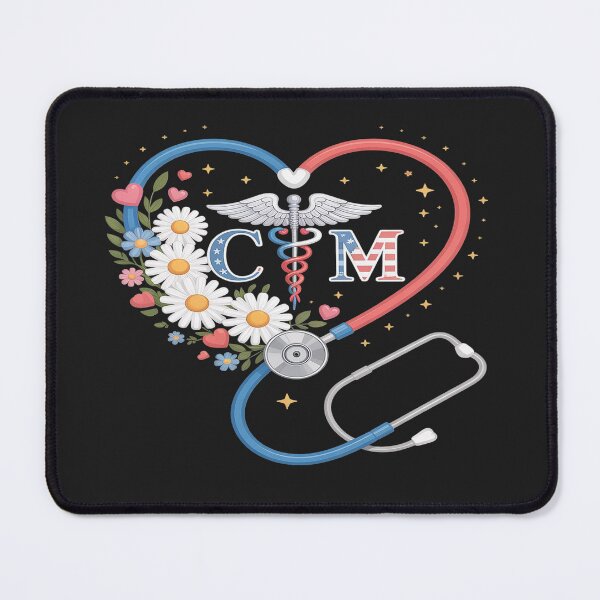 Item preview, Certified Medical Assistant CMA 4th July American Flag Heart designed and sold by LegendsArt75.
