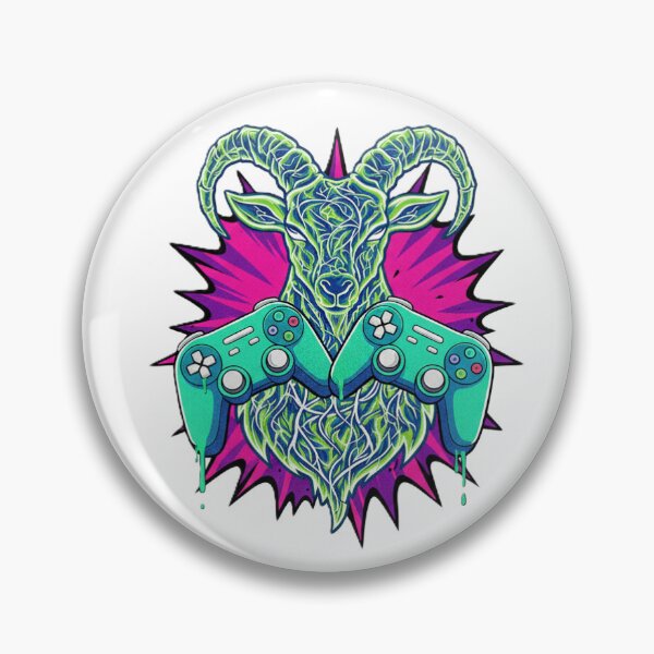 Item preview, Graffiti Goat Gamer Symbol designed and sold by LoganDzign.