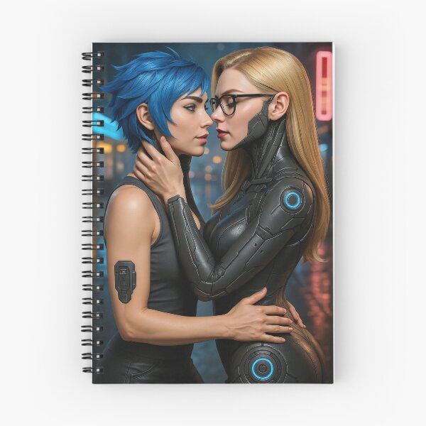 Item preview, Ilya x Cipher cybernetic embrace city night designed and sold by CathryneDelamort.