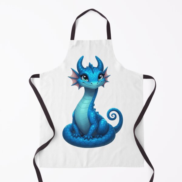 Item preview, Blue Cartoon Dragon designed and sold by ArtQueen777.