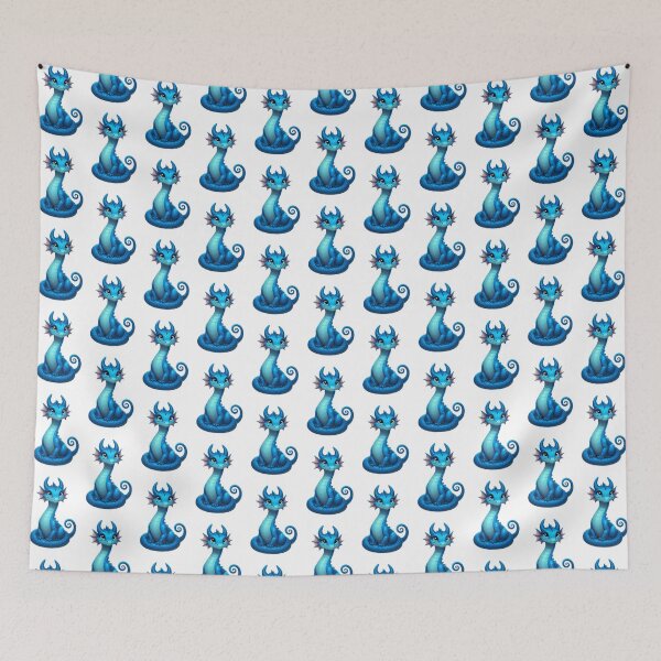 Item preview, Blue Cartoon Dragon designed and sold by ArtQueen777.