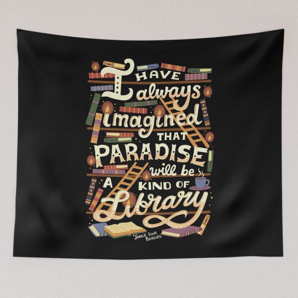 Item preview, Library Is Paradise designed and sold by MyraLorri.