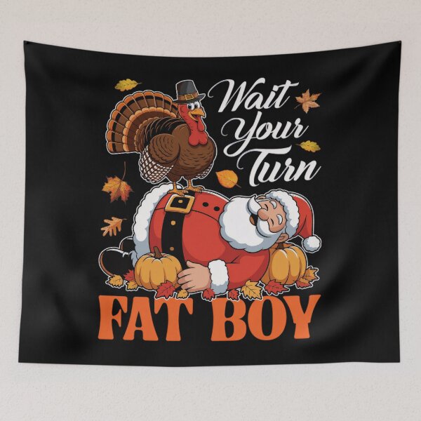 Item preview, Thanksgiving Funny Meme Your Turn Classic Fatboy Turkey Wait designed and sold by Rocklaretbean.
