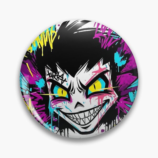 Artikelvorschau, Neon Chaos Face – Graffiti Monster Splash entworfen und verkauft von saiful020.
