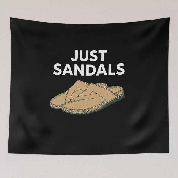 Item preview, Just Sandals – Minimal Summer Illustration designed and sold by RED-MOUSE.