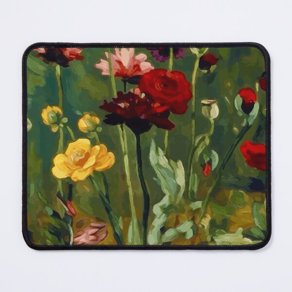Item preview, Van Gogh Still Life with Scabiosa and Ranunculus designed and sold by Vicky Brago-Mitchell®.