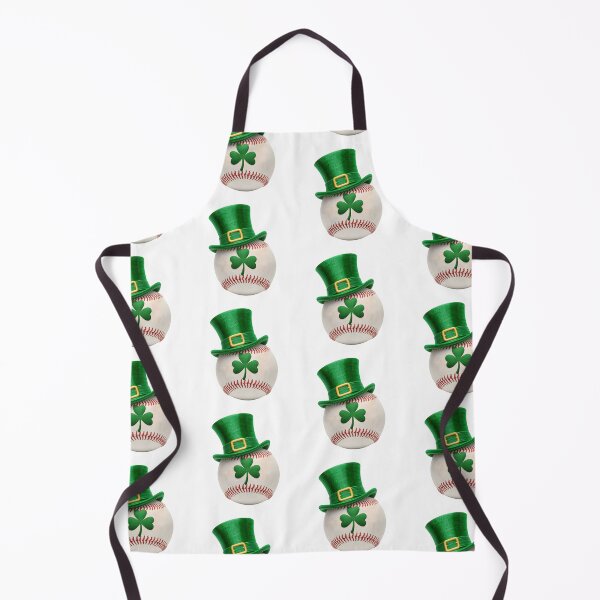 Item preview, Sporty Saint Patrick Day baseball illustration with green leprechaun hat shamrock emblem vibrant festive playful design theme designed and sold by ArtPetrenko90.