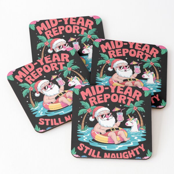 Item preview, Womens Mid Year Report Still Naughty Funny Christmas In July Santa  designed and sold by RoyTill0Art.